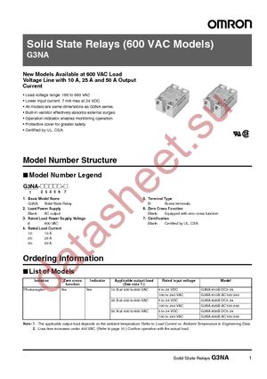 G3NA-205B-AC100-120 datasheet  